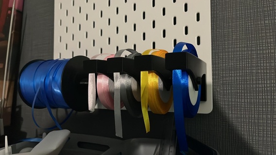skadis coil holder sewing ribbon 3d print model - Mito3D