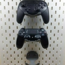 skadis controller holder joystick ps4 xbox hook ikea stand videogames 3d print model - Mito3D
