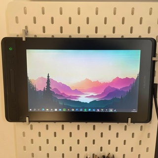 skadis screen hooks peg board tablet 3d print model - Mito3D