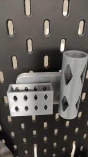 skadis Chave fenda + cabeças cabide Ferramentas ikea Serviços utilidade pública 3d print model - Mito3D