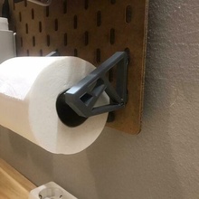 skadis toilette papier titulaire soutien serviette Ikea cuisine baignoire salle bains 3d print model - Mito3D