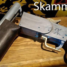 skammr airsoft sawed off shotgun ferramenta assalto legal gadget jogo jogar rifle sawed-off serrada softair porta-ferramentas de caixas 3d print model - Mito3D