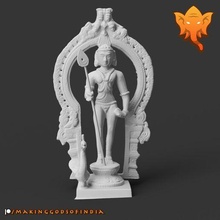 skanda Deus guerra arte hindu hinduísmo Índia indiano kartikeya murugan 3d print model - Mito3D