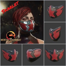 skarlet red death mask mortal kombat 11 game scarlet mk11 cosplay armor 3d print model - Mito3D