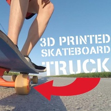 skateboard truck game 3d printed base bushings complete set flex flexible filament hanger ninjaflex skateboarding 3d print model - Mito3D