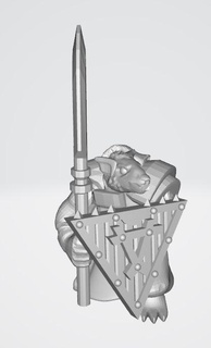 Skaven clanratas sigmar Ratmen martelo guerra 3d impressão 3d print model - Mito3D