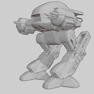 sked209 robocop robot Sanat murphy robo polis Kostüm oyunu kask stlkeva Morton Lewis Snyder açıklık Çavuş ed 209 Siber gelecek nash Rosenberg kamış 3d print model - Mito3D