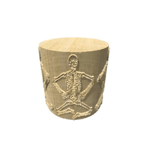 skeleton-light game props skeleton light halloween 3D print model - Mito3D