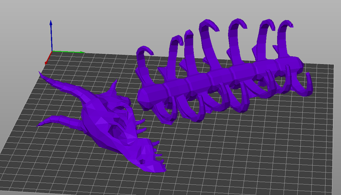 scheletro 3d print model - Mito3D