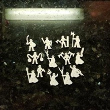 scheletro reclute dell'esercito ultraterrena orrori gioco giocattoli accessori di non-morti scheletri meepleverse meeples meeple flatminis da tavolo 3d print model - Mito3D