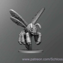 skeleton bee dnd dungeons and dragons tabletop toy 3d print model - Mito3D