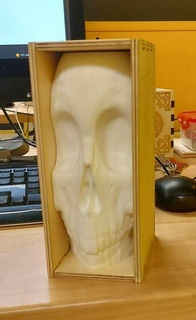 skeleton book nook 3d print model - Mito3D
