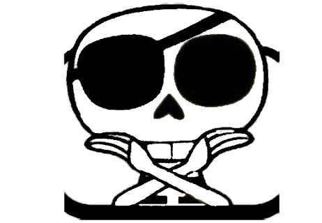 scheletro emoji portachiavi logo figura giocattolo decorazione Giochi scontro regale clan giocare negozio disegni miscelatore moda 3d print model - Mito3D