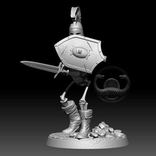 squelette valet pied épée 3d print model - Mito3D