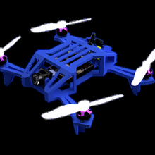 Skelett fpv bd Drohne Quadcopter Flysky frsky Rennen Freistil 3d gedruckt Modellieren Modell Spielzeug pla Rahmen 3d print model - Mito3D