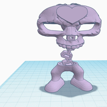 el esqueleto de funko la herramienta funkopops los cop cráneo La impresión en 3d 3d print model - Mito3D