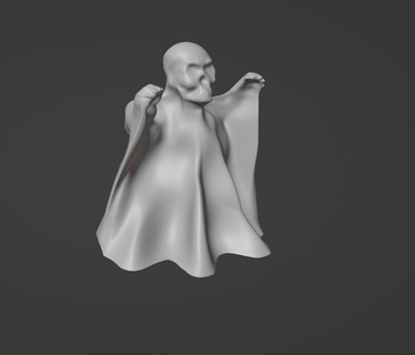 scheletro fantasma cranio spaventoso Halloween giocattolo decorativo 3d print model - Mito3D
