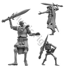 squelette gladiateur libre échantillon résine fantaisie miniature 3d print model - Mito3D