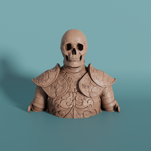 skeleton king bust seperate crown game armour sword warrior celtic hero statue warhammer undwad wight monter wraith ringwraith lordoftherings gameofthrones 3d print model - Mito3D