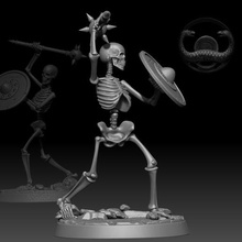 skeleton light footman