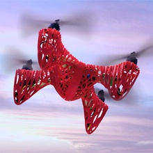 squelette de x-14 quadcopter gadget 3d print model - Mito3D
