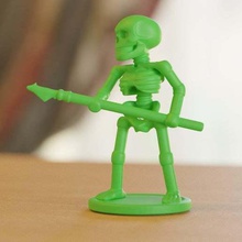 skeleton soldier spear art creatures 3d print model - Mito3D
