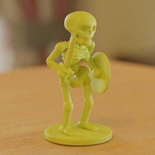skeleton soldier standing art creatures 3d print model - Mito3D