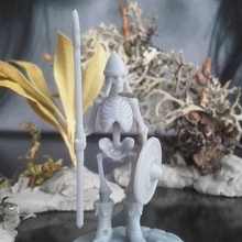 squelette spear4 3d print model - Mito3D
