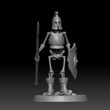 skeleton spear 1 3d print model - Mito3D