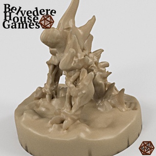 skeleton warhound 28mm mini support free warhounds undead dead summon necromancer demon ghoul devil evil golem dnd miniature miniatures dungeons dragons dungeon pathfinder rpg role playing games frostgrave tabletop game gaming supportless minis 28 32mm 3d print model - Mito3D