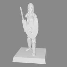 guerriero scheletro in miniatura art le creature warhammer non-morti da tavolo kow re guerra dnd gioco 3d print model - Mito3D