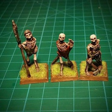 skeletons 28mm no supports game frostgrave dnd warhammer undead fantasy skeleton 3d print model - Mito3D
