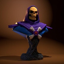 skeletor fracasso Skeletorbust homem motu colecionável 3d print model - Mito3D