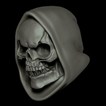 skeletor motuc head art motu he-man fanart mythic legion 3d toy custom 3d print model - Mito3D