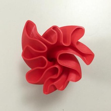 una linea di schizzo vaso casa 3d print model - Mito3D