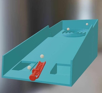 bola skee jogos videogames Diversão pinball 3d print model - Mito3D