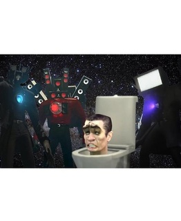 skibidi toilette man Titan cameraman porte homme télévision 3d print model - Mito3D