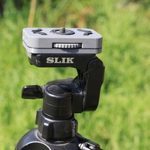 skil trípode rápido lanzamiento cámara montaje plato 35mm cuadrado v2 artilugio slik sdv30 sdv20 u8000 3d print model - Mito3D