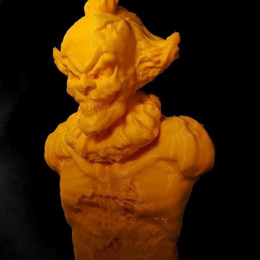 skinless pennywise various prusa ender creality 3dprint bust toy 3D print model - Mito3D