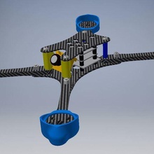 skinny b tch fpv quadro de competição jogo r c veículos racing drone openhardware corrida racer 3d print model - Mito3D