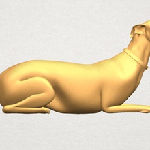 skinny dog 04 various car chair tree table sofa character game exterior human interior people girl house miniatures figurines sculpture animal zoo mammal 3d print model - Mito3D