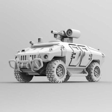 skipjack luz ifv jogos battletech 6 mm mecha americano Riverjack veículo 3d print model - Mito3D