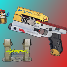 skippy legendary cyberpunk 2077 ai hand gun prop internal electronics options collins creations 3d smart cyber futuristic handgun 3d print model - Mito3D