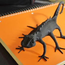 skitter lagarto art esculturas 3d print model - Mito3D