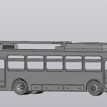 Skoda 14tre2 otobüs 3d print model - Mito3D