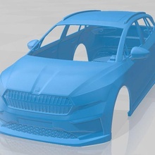 skoda enyaq iv printable body car game slot scalextric tamiya rc miniz hobby micro 3d print model - Mito3D