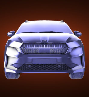 skoda enyaq iv automobile car vehicle rally race sports derby turbo top speed 3d print model - Mito3D