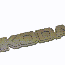 skoda keychain fashion 3d print model - Mito3D