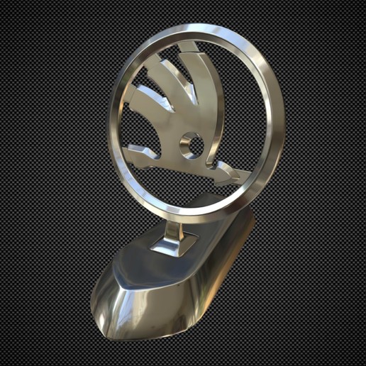 skoda logo hood ornament vari auto avto emblema modello 3d parte il veicolo i loghi logotipo dettagliate alta sumbol società brand stampabile di stampa nuovo della stampante stampati stl file obj 3D print model - Mito3D