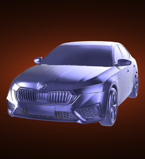 skoda octavia rs automobile car vehicle rally race sports derby turbo top speed 3d print model - Mito3D